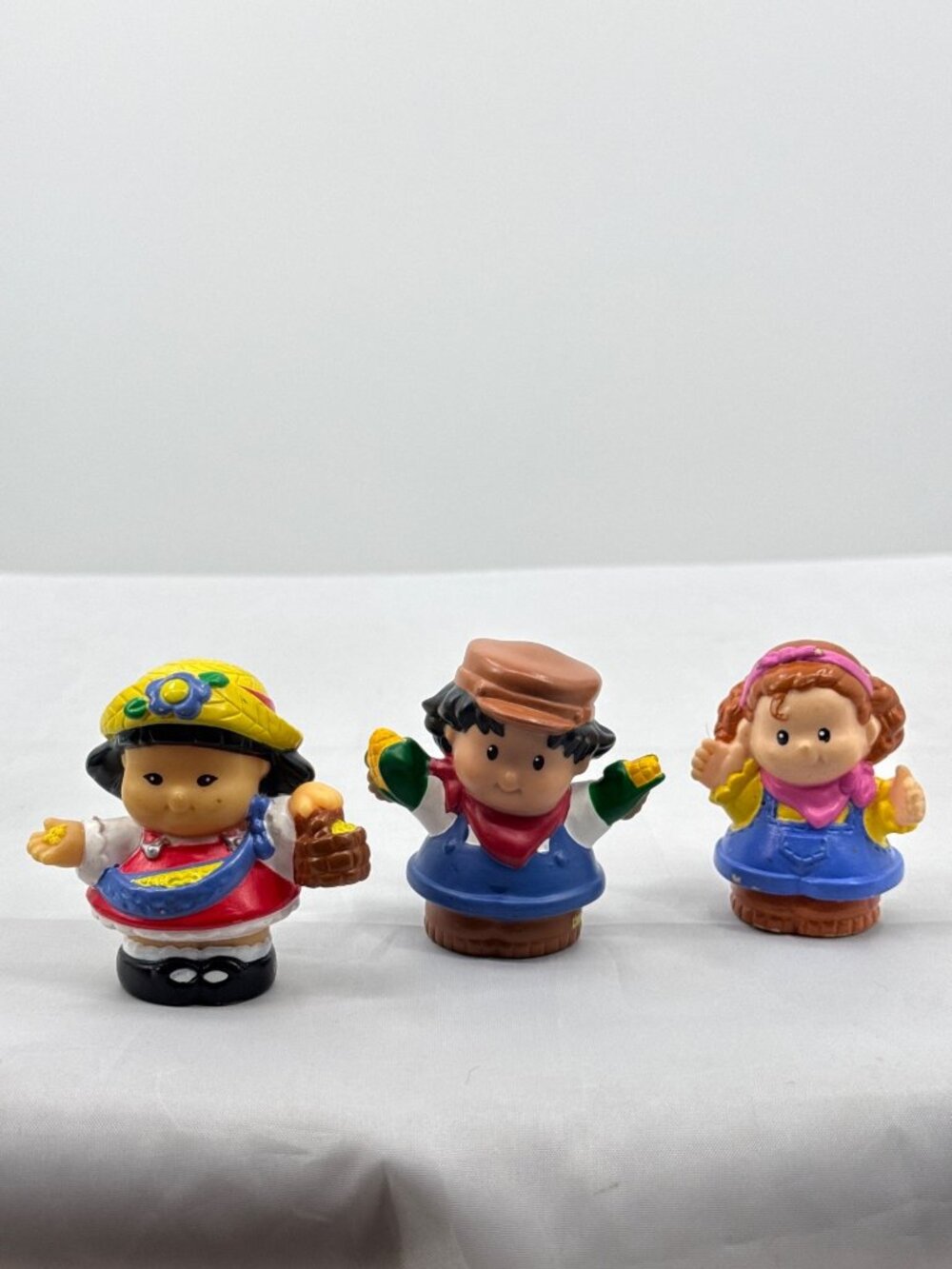 Vintage Fisher Price Little People Farm Figure Lot Roberto Sonya Lee Cottagecore